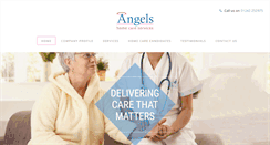 Desktop Screenshot of angelshomecare.biz